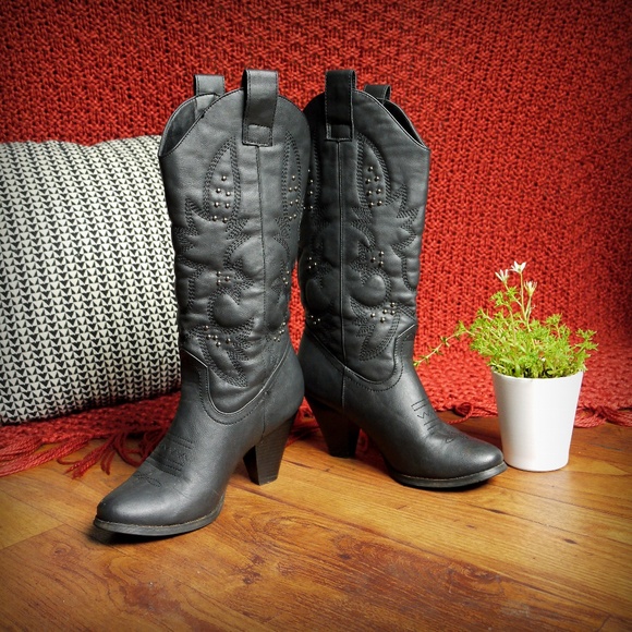 embellished cowgirl boots
